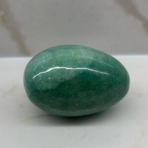 Green Aventurine Polished Natural Crystal Stone Egg Positive Abundance Luck
